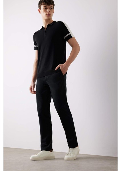 Regular Fit Normal Kesim Yazlık Düz Paça Chino Kanvas Pantolon D7349AX25SP