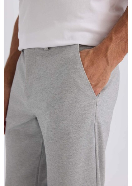Jogger Düz Paça Her Yöne Esneyen Yazlık Kumaş Pantolon T6317AZ25SP
