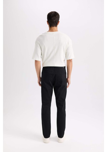 Yazlık Gabardin Chino Kanvas Pantolon Slim Fit Dar Kesim Dar Paça Cepli B2089AX25SP