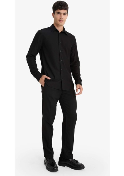 Yazlık Kumaş Jogger Pantolon Beli Bağcıklı Lastikli Düz Paça Cepli Her Yöne Esneyen A9943AX25SP