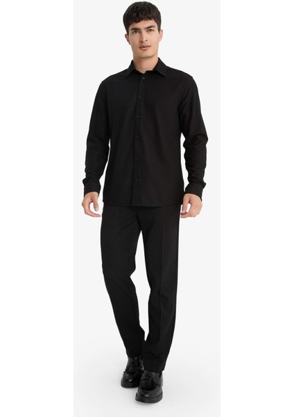 Yazlık Kumaş Jogger Pantolon Beli Bağcıklı Lastikli Düz Paça Cepli Her Yöne Esneyen A9943AX25SP