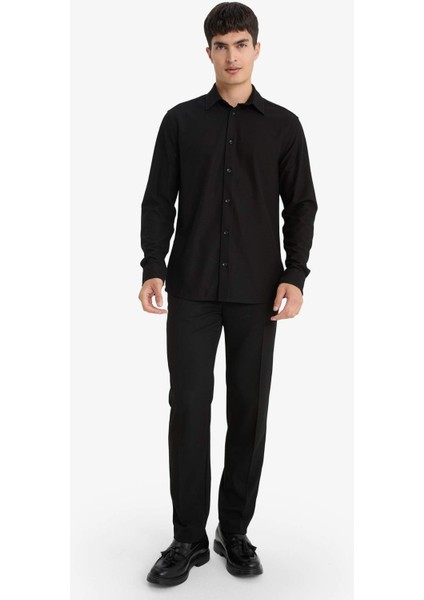 Yazlık Kumaş Jogger Pantolon Beli Bağcıklı Lastikli Düz Paça Cepli Her Yöne Esneyen A9943AX25SP