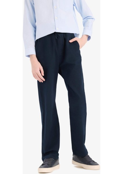 Erkek Çocuk Düz Paça Basic Düz Gabardin Pantolon D5859A825SM