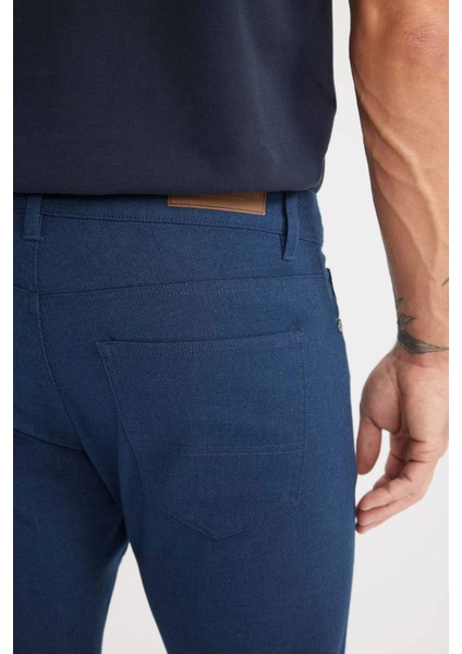 Slim Fit Dar Kesim Dar Paça Chino Kanvas Pantolon C2401AX25SP