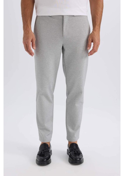 Jogger Düz Paça Her Yöne Esneyen Yazlık Kumaş Pantolon T6317AZ25SP