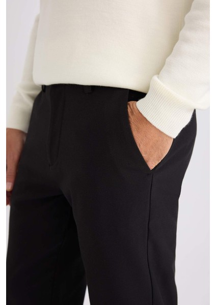 Jogger Düz Paça Her Yöne Esneyen Yazlık Kumaş Pantolon B7520AX25SP