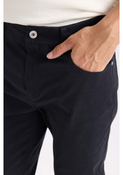 Yazlık Gabardin Chino Kanvas Pantolon Slim Fit Dar Kesim Dar Paça Cepli B2089AX25SP