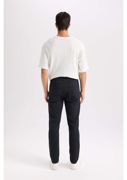 Yazlık Gabardin Chino Kanvas Pantolon Slim Fit Dar Kesim Dar Paça Cepli B2089AX25SP