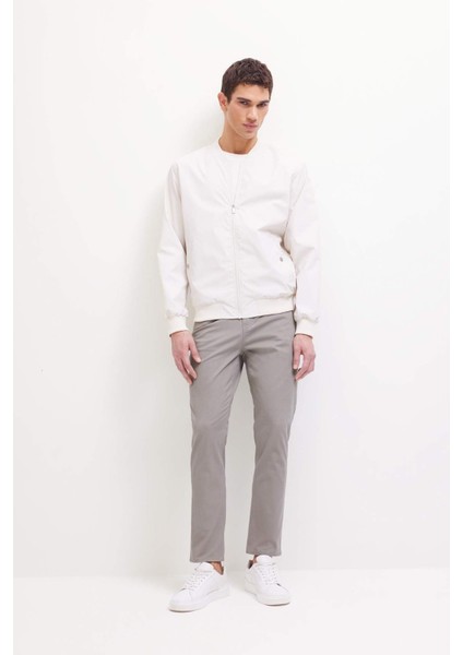 Yazlık Gabardin Chino Kanvas Pantolon Slim Fit Dar Kesim Dar Paça Cepli B2089AX25SP