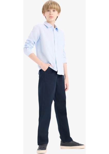 Erkek Çocuk Düz Paça Basic Düz Gabardin Pantolon D5859A825SM