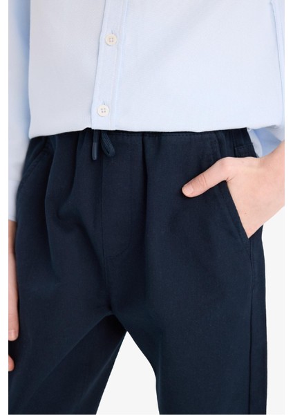 Erkek Çocuk Düz Paça Basic Düz Gabardin Pantolon D5859A825SM