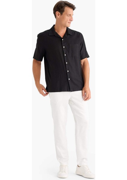 Yazlık Tensel Kumaş Jogger Pantolon Basic Düz Cepli Dar Paça B4091AX25SP