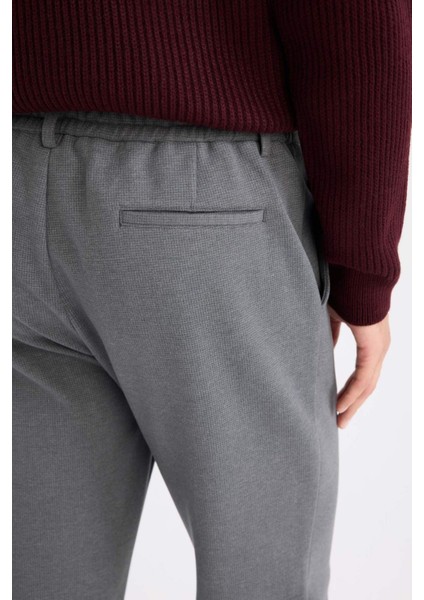 Tailored Regular Fit Normal Kesim Kumaş Pantolon Basic Düz Cepli D9084AX24WN