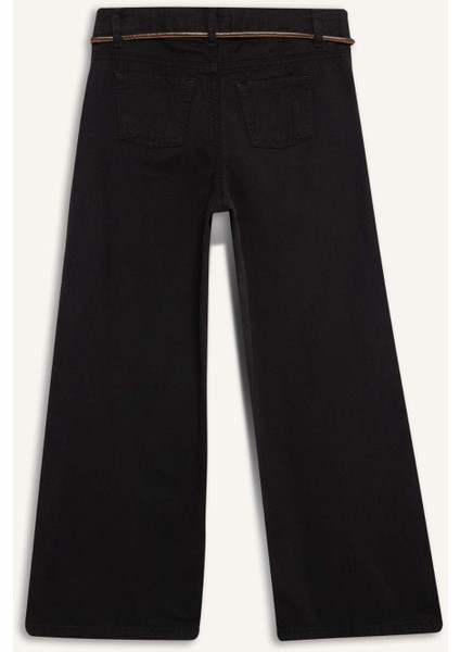 Kız Çocuk Wide Leg Geniş Paça Pamuklu Pantolon D9133A825SP