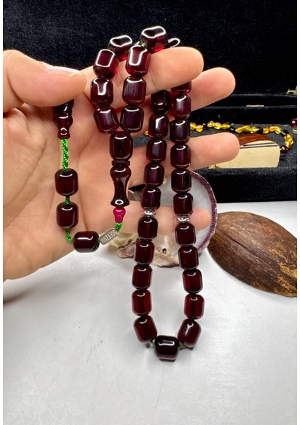 Zeyzun Osmanlı Torunu Çubuk Sıkma Kehribar Tesbih fiyatları