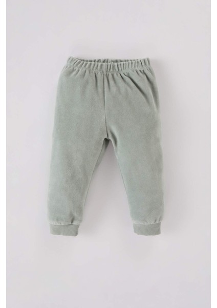 Erkek Bebek Paw Patrol Pijama Takımı Uzun Kollu Velur Üst Beli Lastikli Alt D8656A524WN