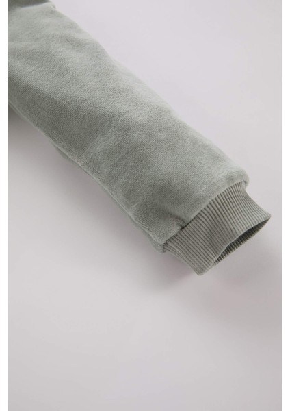 Erkek Bebek Paw Patrol Pijama Takımı Uzun Kollu Velur Üst Beli Lastikli Alt D8656A524WN