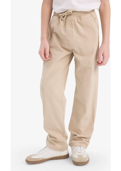 Erkek Çocuk Düz Paça Basic Düz Gabardin Pantolon D5859A825SM