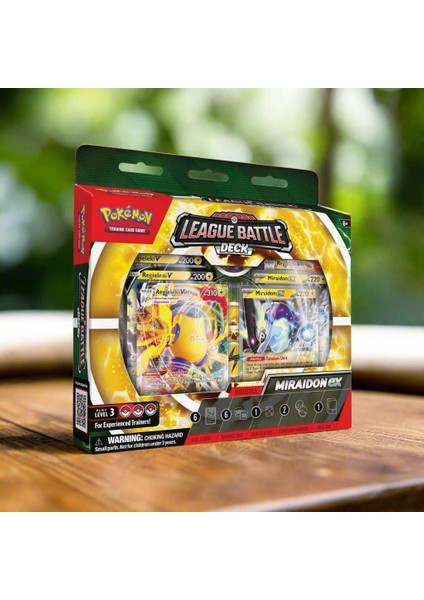 Pokemon Kart League Battle Deck N23 Miraidon Ex ve Regieleki Vmax 60 Kart Zarlar Kutu Online Kod