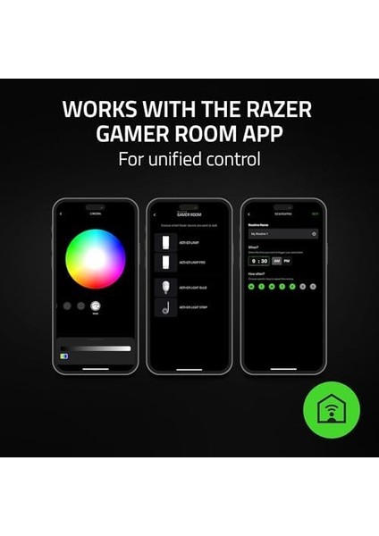 Aether Smart Light Pro - Çok Bölgeli Aydınlatmaya Sahip LED Işık (Çok Bölgeli, Dokunmatik Kontrol, Chroma Rgb Destekli, Matter ile Uyumlu, Akıllı Ev Uygulamasını Destekler) fiyatları