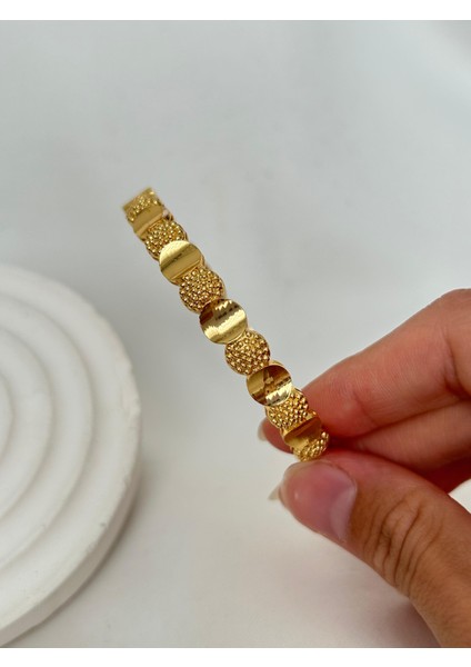 Altın Kaplama Bilezik Kelepçe Başak Model Hint Işlemeli Eşe Sevgiliye Hediye Kutulu fiyatları