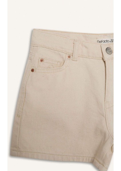 Kız Çocuk Gabardin Şort D7108A825SM