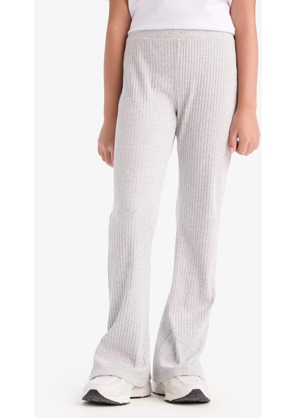 Kız Çocuk Fitilli Kaşkorse İspanyol Paça Tayt D9687A825SM