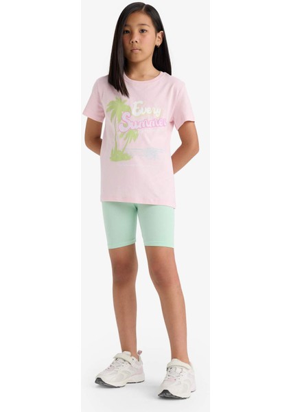 Kız Çocuk Kısa Boy Tayt B5591A825SM