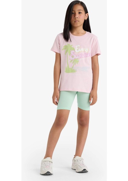 Kız Çocuk Kısa Boy Tayt B5591A825SM