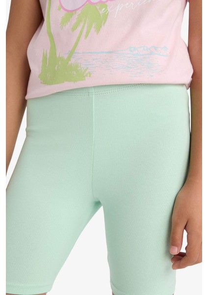 Kız Çocuk Kısa Boy Tayt B5591A825SM