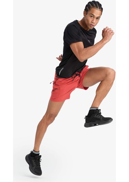 Fit Baskılı Esnek Dokulu Kısa Boy Sporcu Deniz Şortu C5138AX25HS