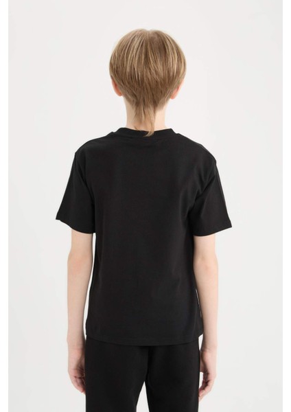 Erkek Çocuk NBA Chicago Bulls Bisiklet Yaka Kısa Kollu Tişört