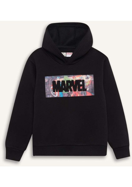 Erkek Çocuk Marvel Avengers Kapüşonlu Sweatshirt D6736A824WN