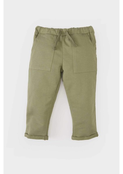 Erkek Bebek 2'li Takım Renk Bloklu Sweatshirt Eşofman Altı B9266A525SP