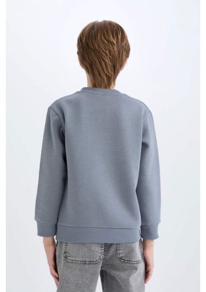 Erkek Çocuk Marvel Comics Bisiklet Yaka Sweatshirt D6738A824WN