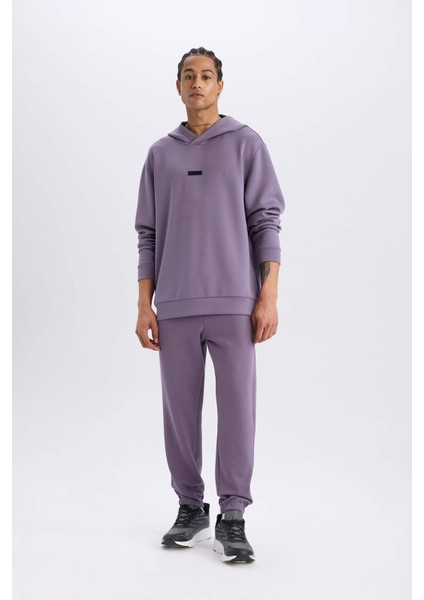 Fit Standart Fit Kapüşonlu Skuba Dalgıç Kumaş Sporcu Sweatshirt D7364AX25SP