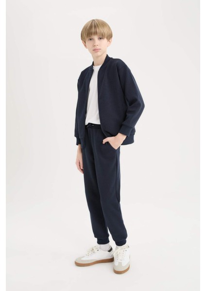 Erkek Çocuk Beli Paçası Lastikli Basic Düz Eşofman Altı D8530A825SP