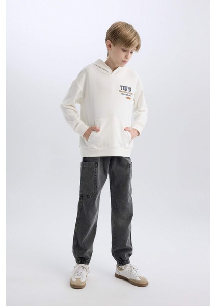 Erkek Çocuk Jogger Fit Jean Pantolon D7037A825SP