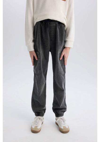 Erkek Çocuk Jogger Fit Jean Pantolon D7037A825SP