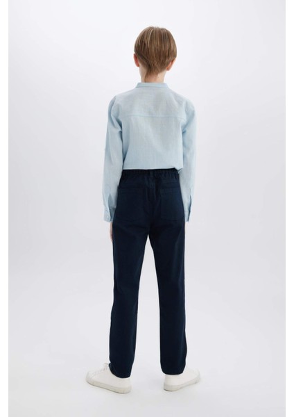 Erkek Çocuk Düz Paça Basic Düz Gabardin Pantolon X4224A625SM