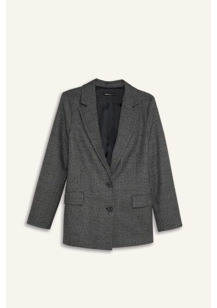 Oversize Geniş Kalıp Düğmeli Blazer Ceket W2206AZ24AU