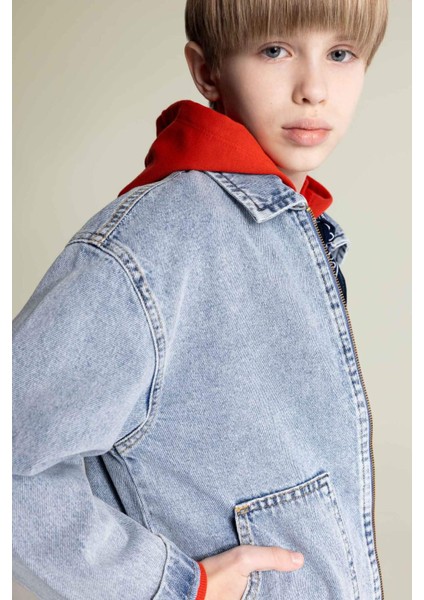 Erkek Çocuk Polo Yaka Ceket D6588A825SP