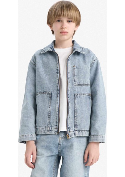 Erkek Çocuk Polo Yaka Ceket D6588A825SP