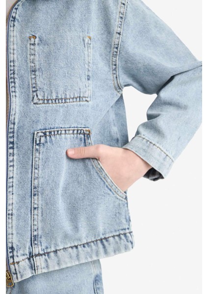 Erkek Çocuk Polo Yaka Ceket D6588A825SP