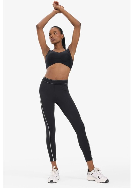 Fit V Yaka Ağır Kumaş Sporcu Bra C5296AX25SP