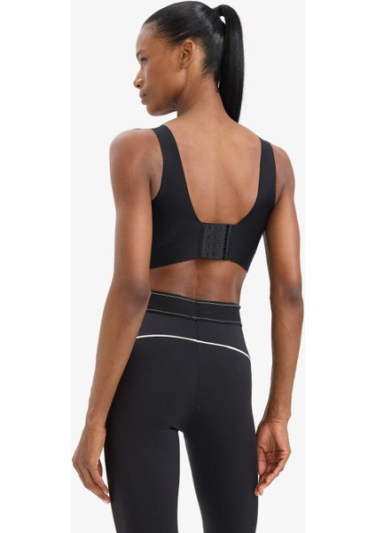 Fit V Yaka Ağır Kumaş Sporcu Bra C5296AX25SP