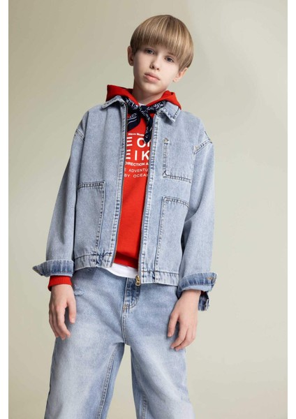 Erkek Çocuk Polo Yaka Ceket D6588A825SP