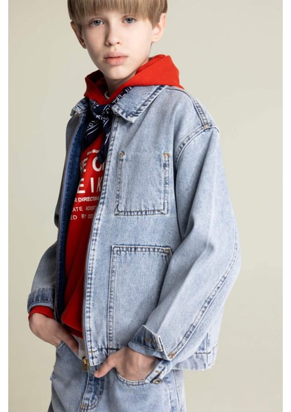 Erkek Çocuk Polo Yaka Ceket D6588A825SP