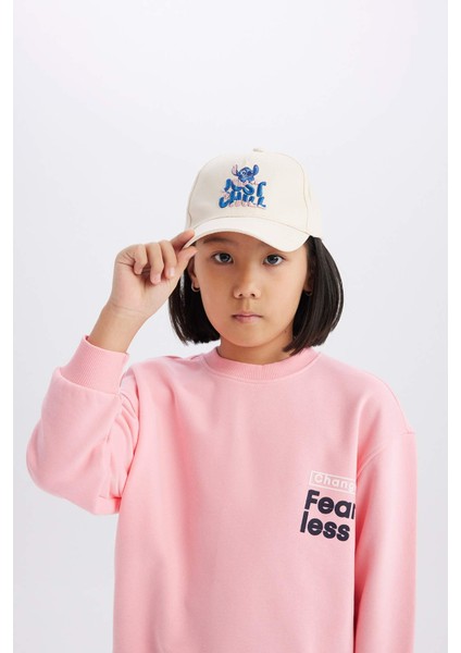 Kız Çocuk Disney Lilo & Stitch Pamuklu Cap Şapka E0411A825SM