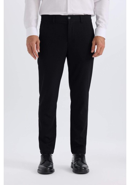 Jogger Kumaş Pantolon Cepli Düz Paça B8577AX24AU